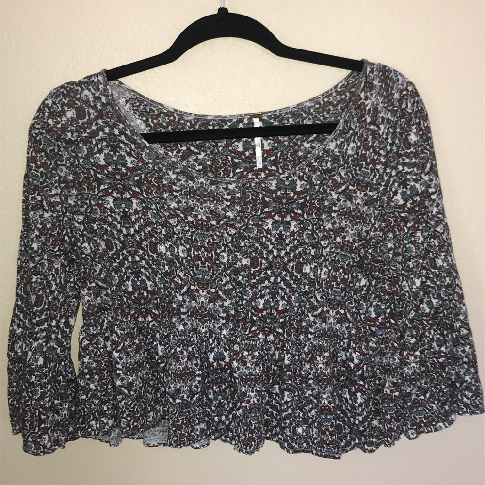 Free Peeps peplum top